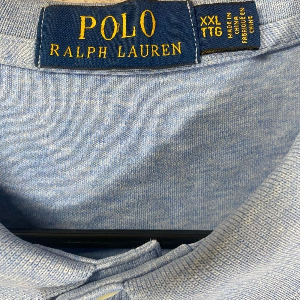 Polo by Ralph Lauren Men's Baby Blue Polo Shirt size‎ XXL - Picture 7 of 7